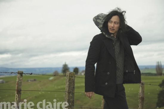 Kim Nam-gil goes camping for Marie Claire