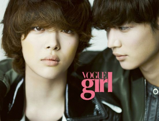 Sulli and Min-ho’s couple shoot for Vogue Girl