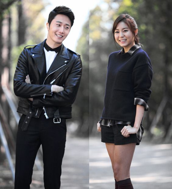 Jung Il-woo and UEE’s first poster shoot for Gold Rainbow