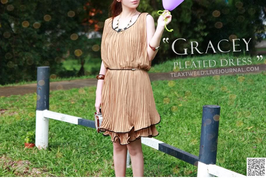 Pleated Tank Dress by Tea&Tweed Online Boutique