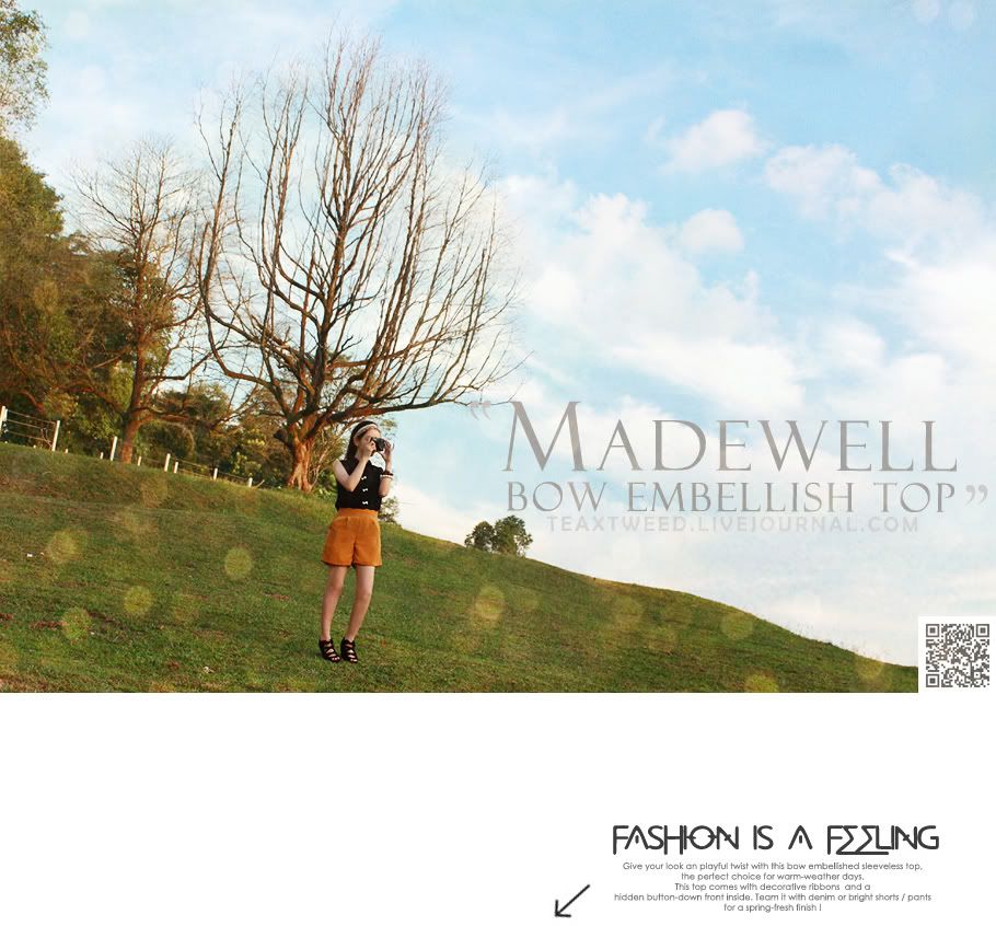 Madewell Bow Embellish Top by Tea&Tweed Online Boutique