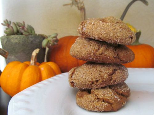 Pumpkin molasses cookies