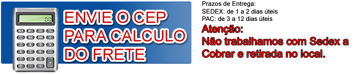 Envio por PAC ou Sedex