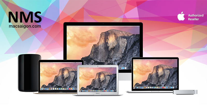 [NMS macsaigon]Macbook,macbook pro, macbook air, imac, macmini -Apple Authorised Reseller giá tốt.