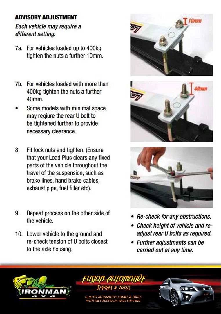 IRONMAN LOAD PLUS HELPER SPRINGS FORD TRANSIT VAN LEAF SPRINGS LP4 ADD