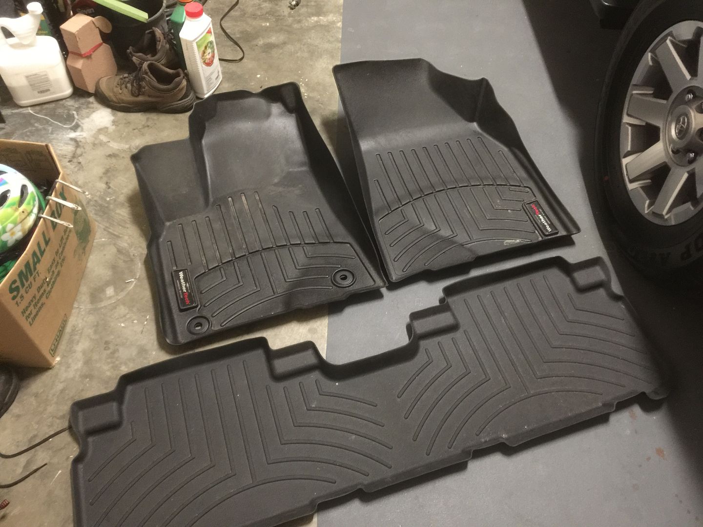 FS 1417 HIGHLANDER WEATHERTECH 1st/2nd row floor mats and OEM rear cargo mat Toyota Nation Forum