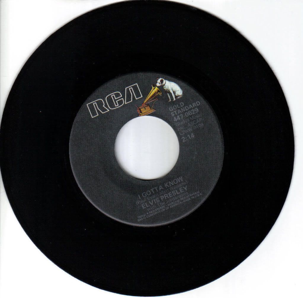 Elvis Presley - Are You Lonesome Tonight/ I Gotta Know