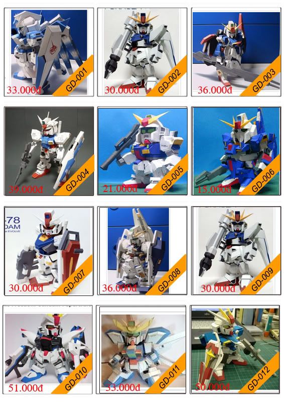 Bán mô hình giấy 3D chưa thành phẩm với 3,000 mẫu. - 5