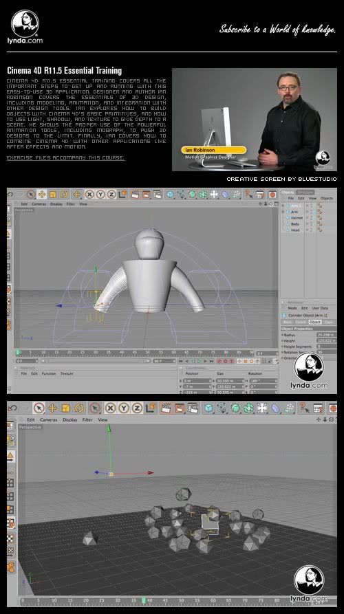 Lynda - Cinema 4D R11.5 Essential Training