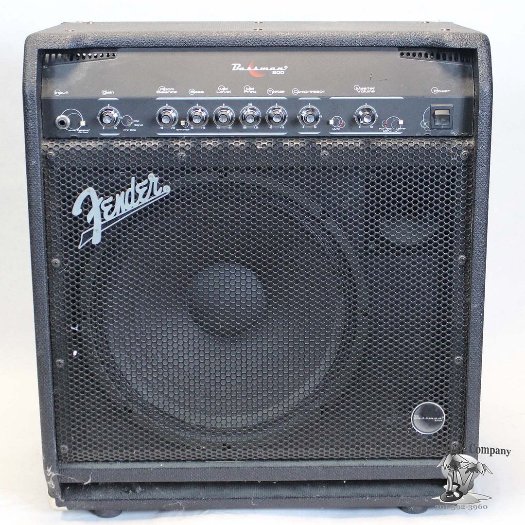Fender Bassman 200 Combo Bass Amplifier eBay