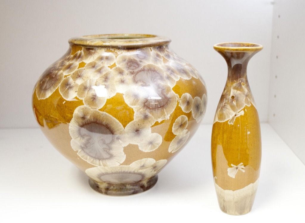 Bill Campbell Flambeaux Pottery I Took The Bud Vase To My Mom In The
