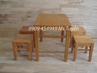 Bàn ghế gỗ giá rẻ nhất HCM - Chuyên bán sỉ số lượng lớn - 4