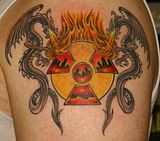 Radiation,Radioactive,fire,dragons,dragon,Color,Southside,Chris,Posey,tattoo,tattoos,tatu,tatus,tat2,tat2s,tatoo,tatoos,tatto,tattos