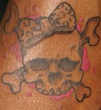 girl,girly,skull,bow,Southside,Shahki,Knott,tattoo,tattoos,tatu,tatus,tat2,tat2s,tatoo,tatoos,tatto,tattos,color