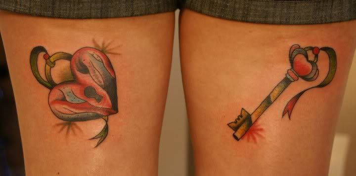 key and lock tattoos. Heart Lock amp;amp; Key Tattoo