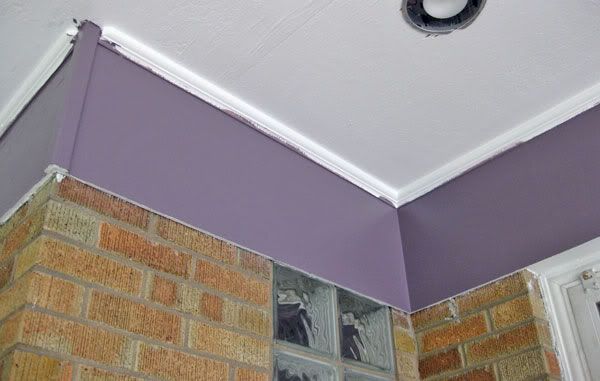 porch paint close-up