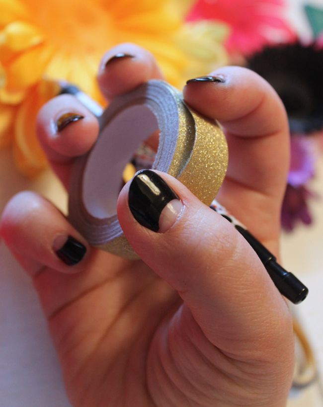 Retro Goth Nails