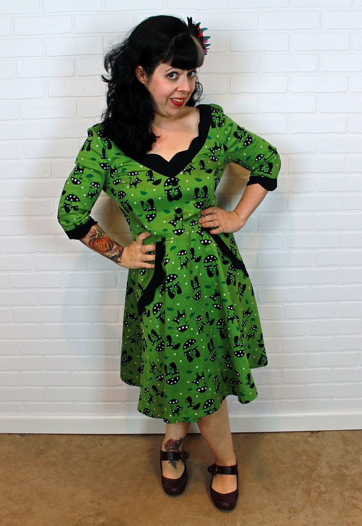 Voodoo Vixen Katnis Dress on Betties N Brimstone