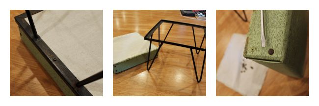 Betties N Brimstone: DIY Vintage Stool Re-Cover