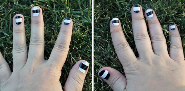 stripe nails