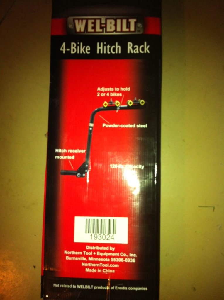northern tool bike rack