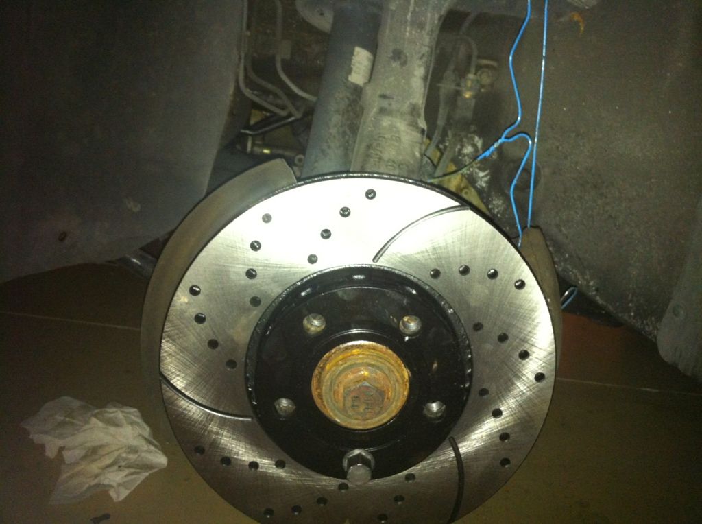 Slotted rotor direction