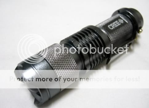 200Lm Zoom CREE LED FLASH LIGHT TACTICAL ULTRAFIRE 3STG  