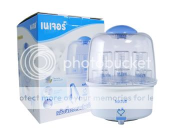 NEW NATUR ELECTRIC STERILIZER RUNNING STREAM 6 BOTTLES  