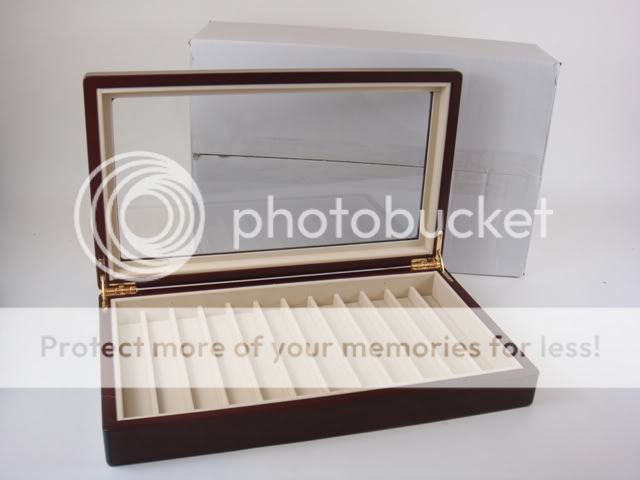 High Quality Lacquer 12 Pen Display Collectors Box Case 【Free USA 