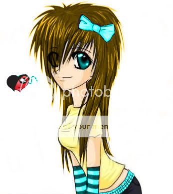 Anime Girl With Brown Hair Photo by lani410 | Photobucket