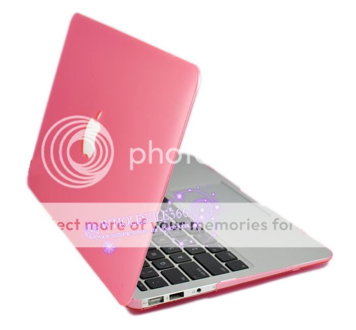For MacBook Air 13" A1369 and A1466 Rubberized Laptop Hard Case Cover Shell Pink