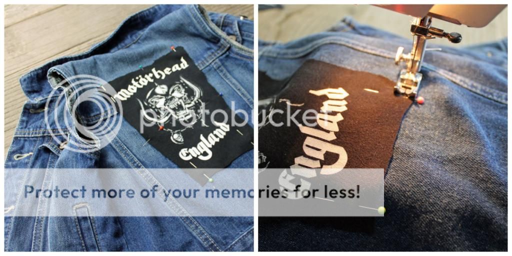 Betties N Brimstone: Toddler Punk Rock Denim Vest DIY