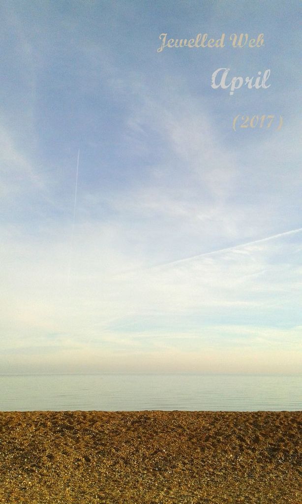 Spring sunshine at a shingle beach - Jewelled Web April 2017 Silvermoss