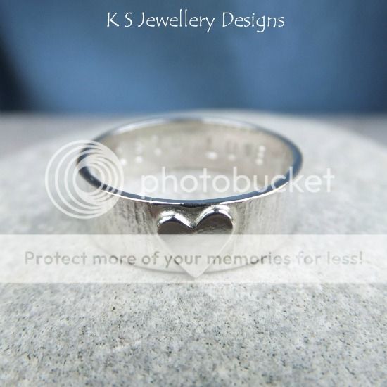 KS Jewellery Design - silver heart ring