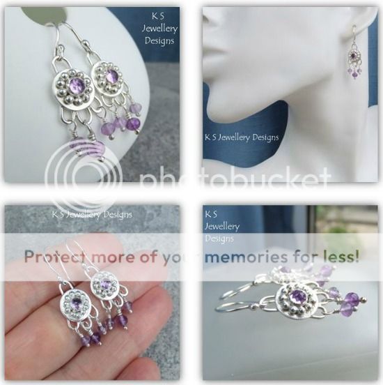 KS Jewellery Designs - selection in silver and amethyst