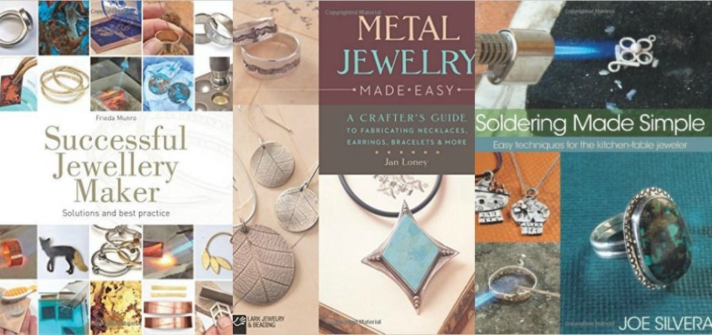 three jewellery book covers