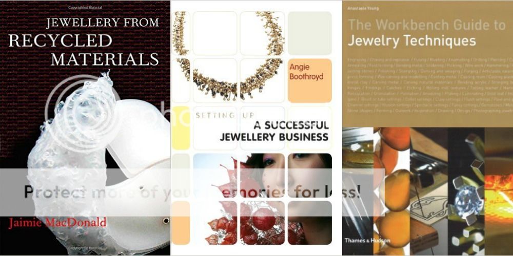 three jewellery book covers