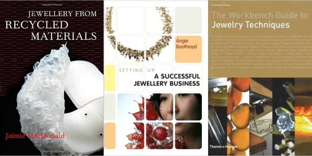 three jewellery book covers