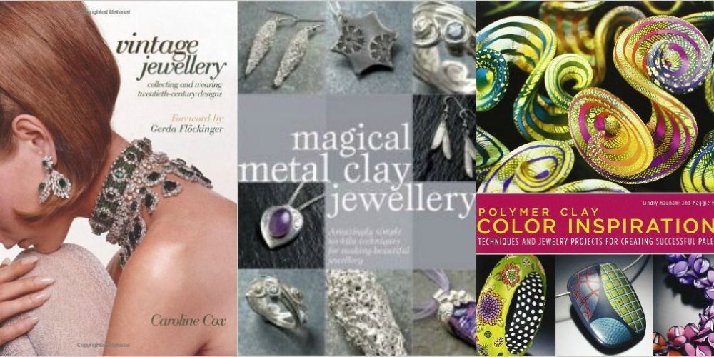 three jewellery book covers