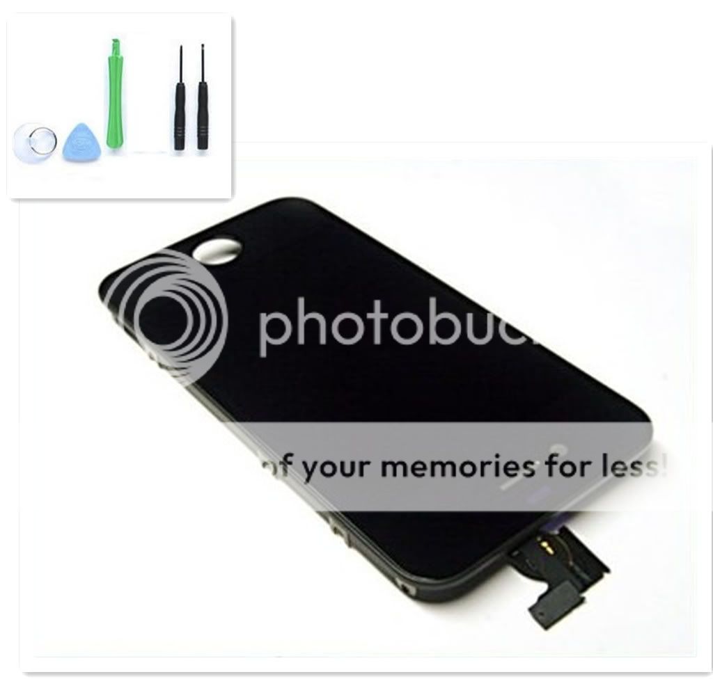 for i Phone 4 4G LCD Touch Digitizer Screen Assembly Black  